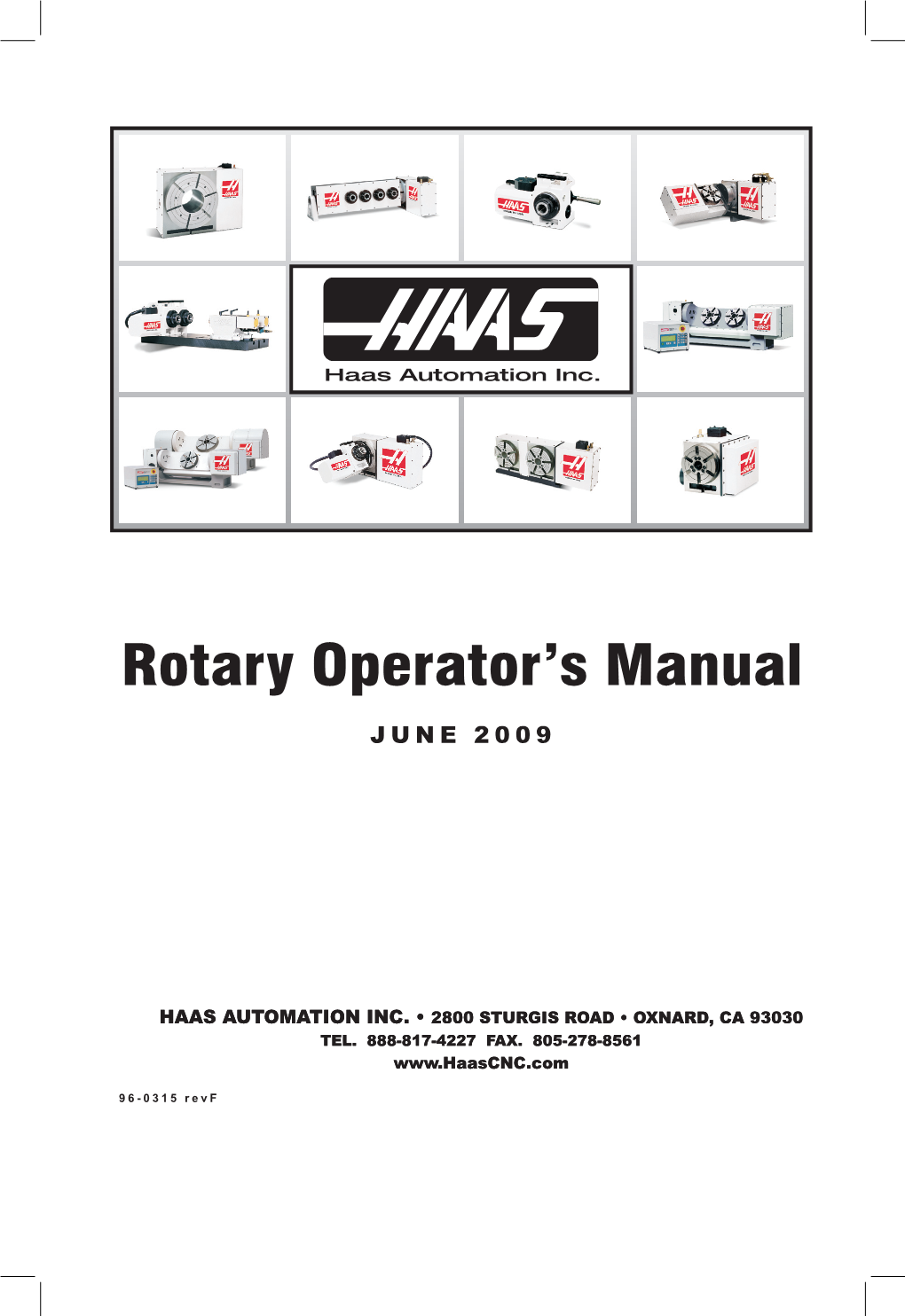 Rotary Operator's Manual