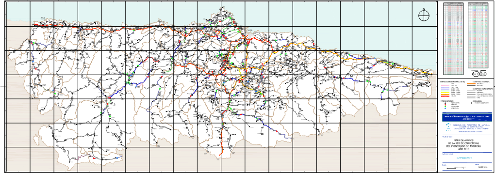 Mapa De Aforos 2015
