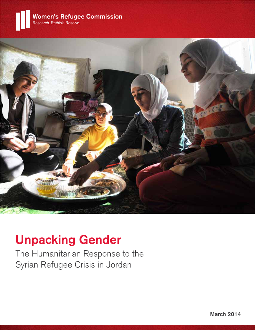 Unpacking Gender the Humanitarian Response to the Syrian Refugee Crisis in Jordan