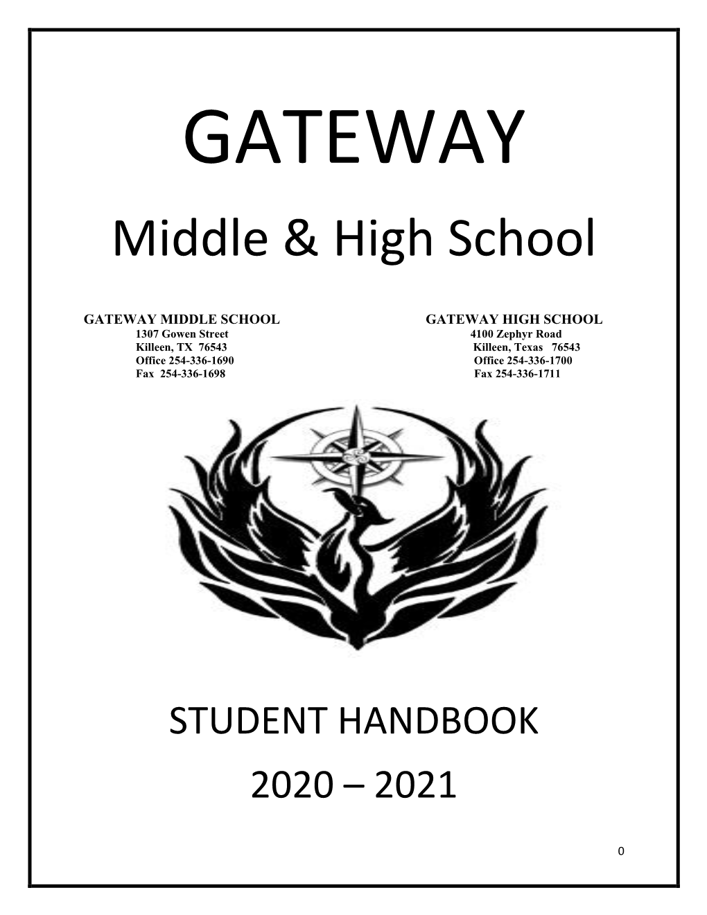 Gateway Middle & High School Handbook