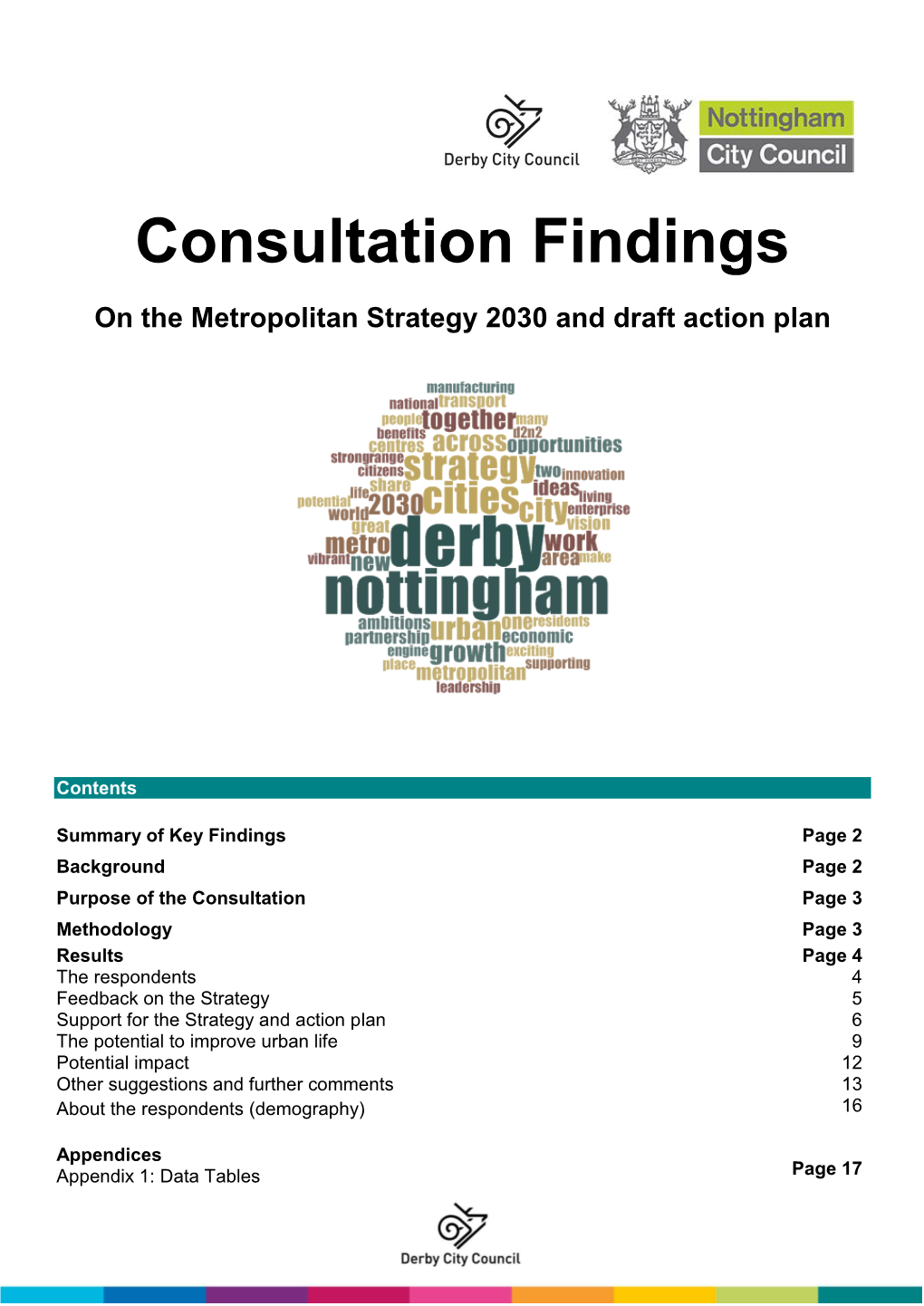 Consultation Findings on the Metropolitan Strategy 2030 and Draft Action Plan