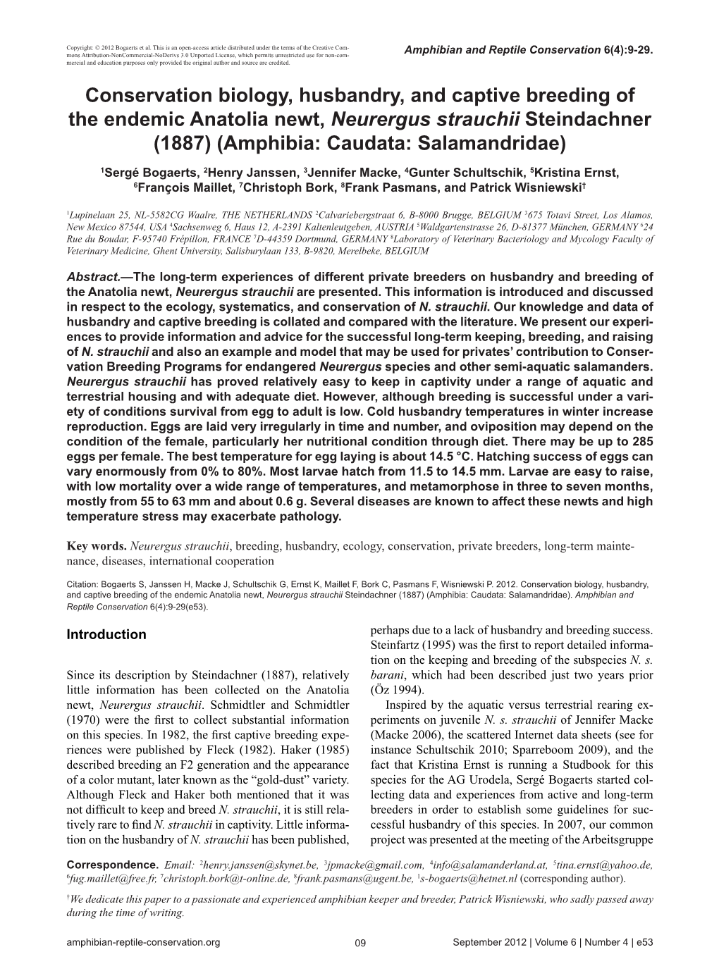 Conservation Biology, Husbandry, and Captive Breeding of the Endemic