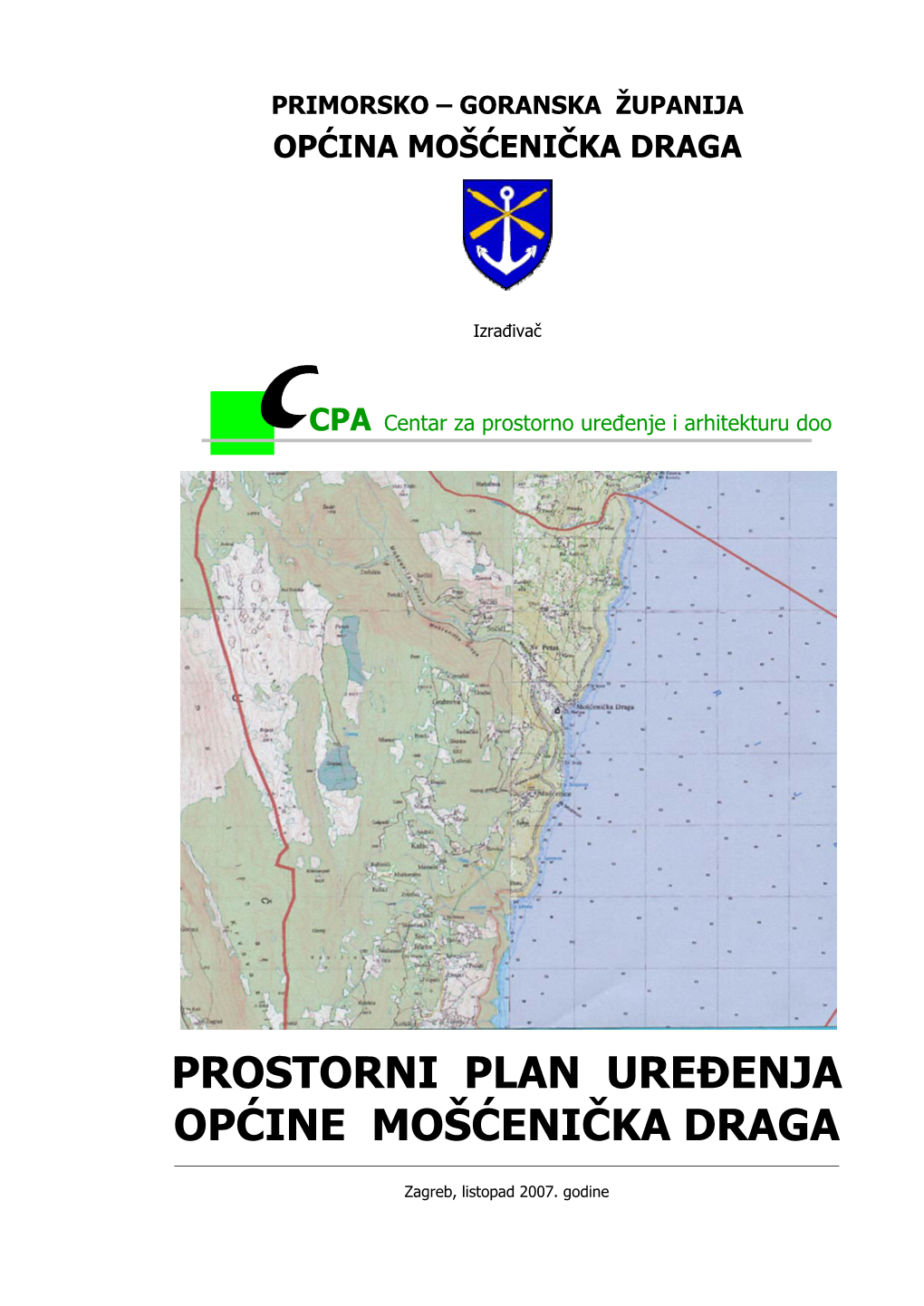 Prostorni Plan Uređenja Općine Mošćenička Draga