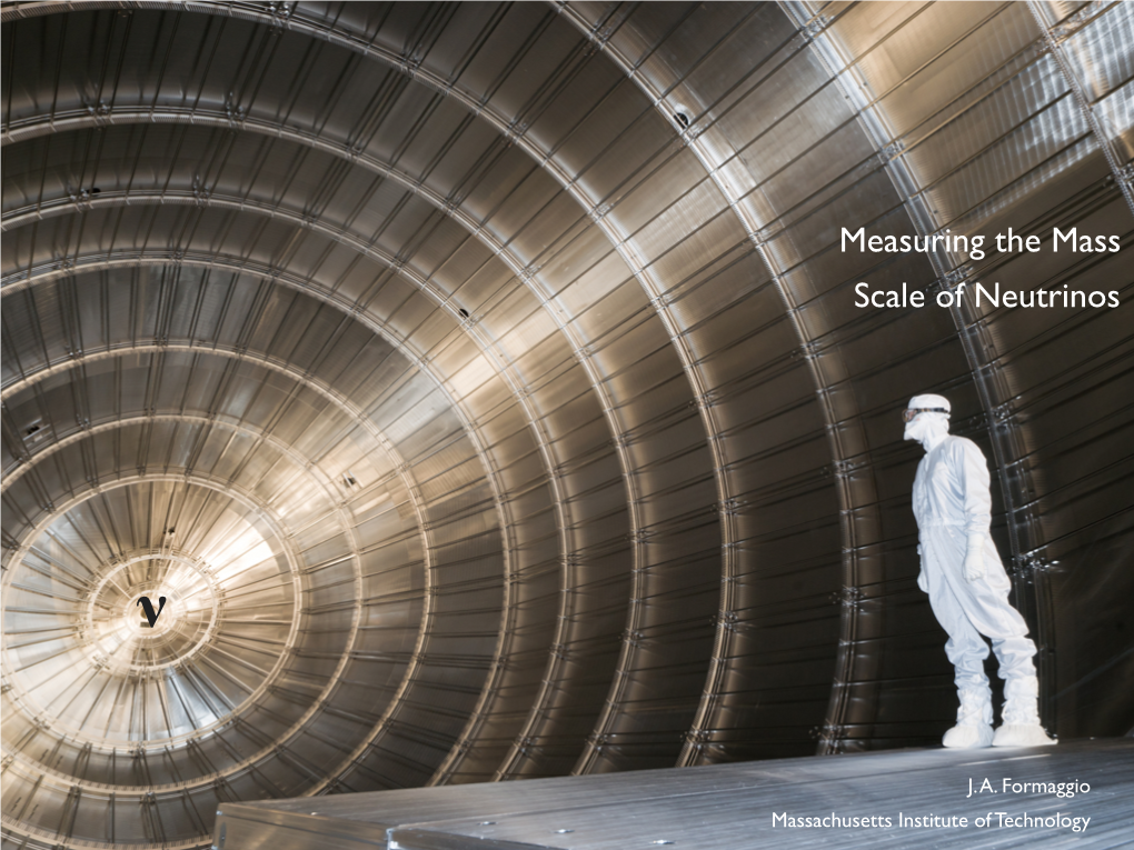 Measuring the Mass Scale of Neutrinos