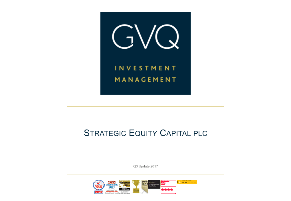 Strategic Equity Capital Plc