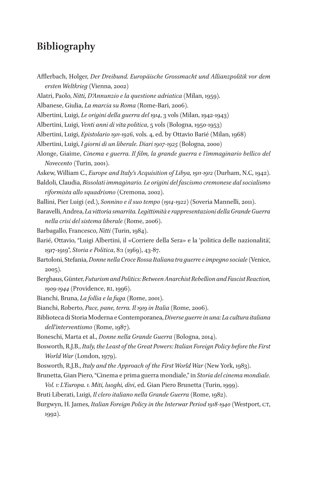 Bibliographybibliography 391 Bibliography