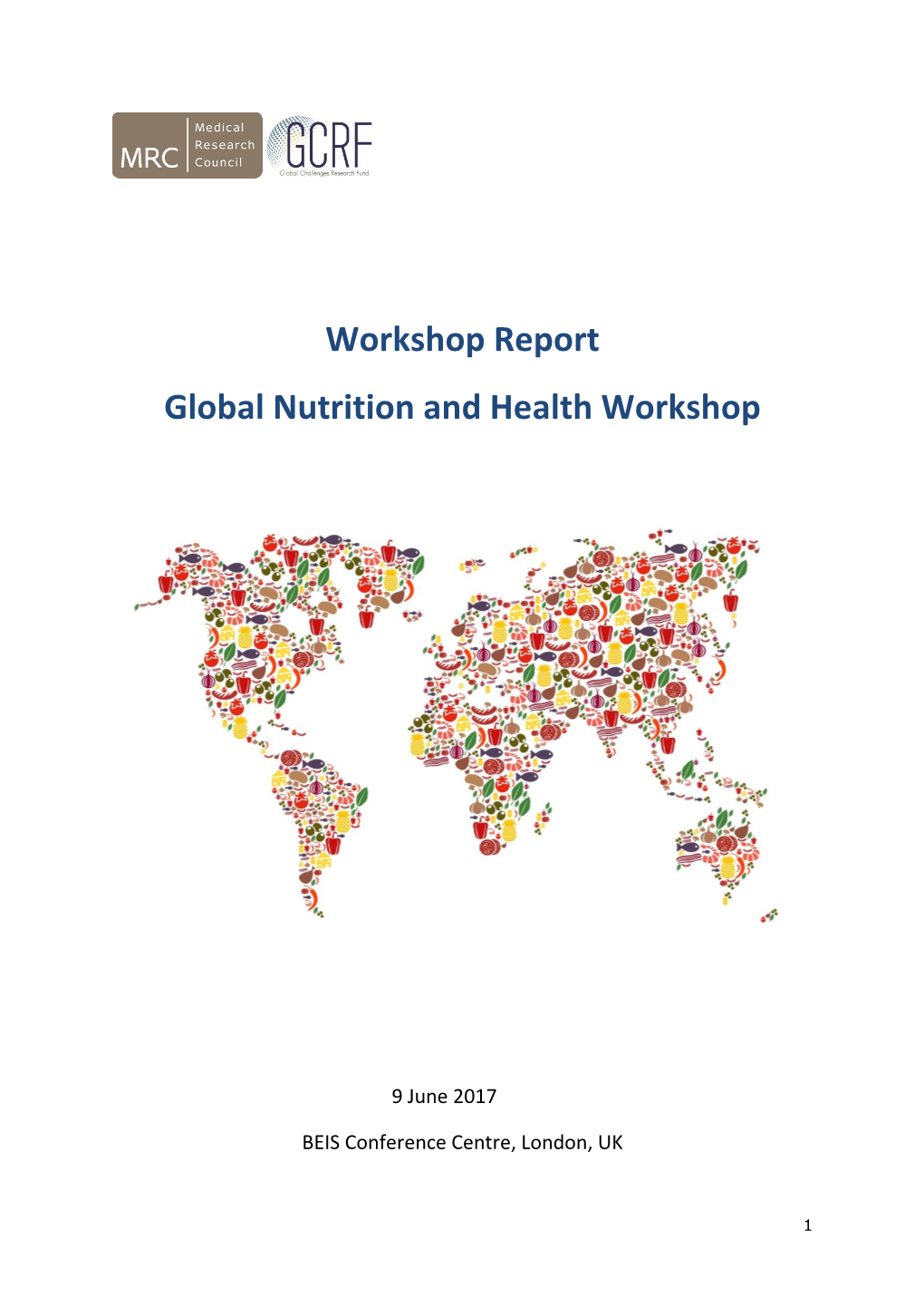 Workshop Report Global Nutrition and Health Workshop