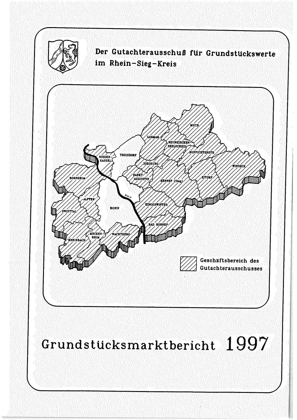 Grundstücksmarktbericht 1997 Der Gutachterausschug Für Grundstückswerte Im Rhein-Sieg-Kreis