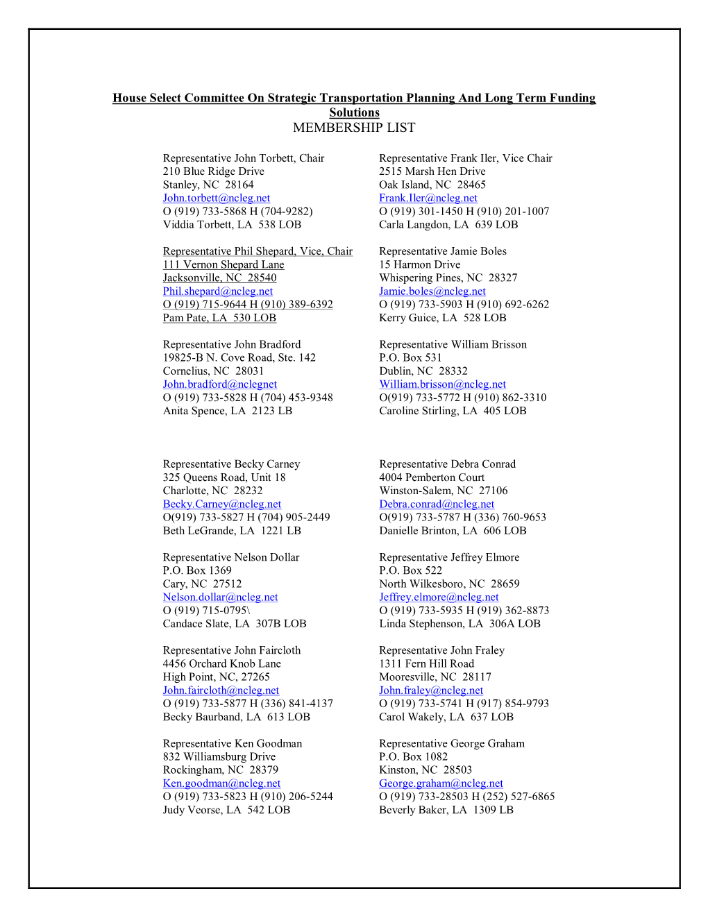 Nc Study Commission on Aging