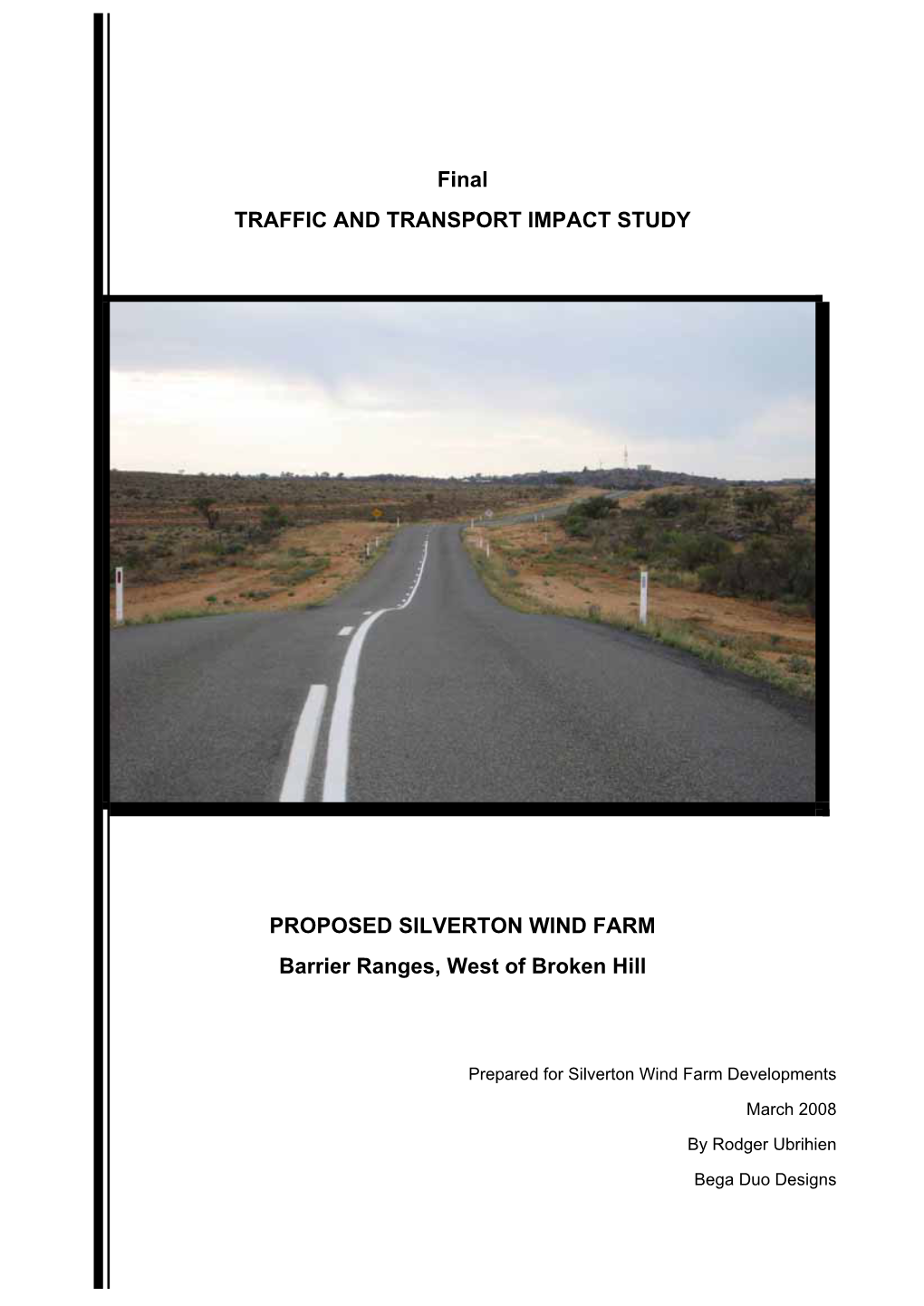 Final TRAFFIC and TRANSPORT IMPACT STUDY PROPOSED