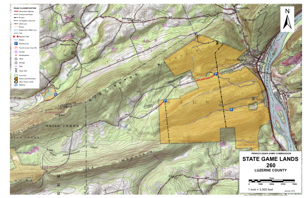 STATE GAME LANDS 260 Ial LUZERNE COUNTY