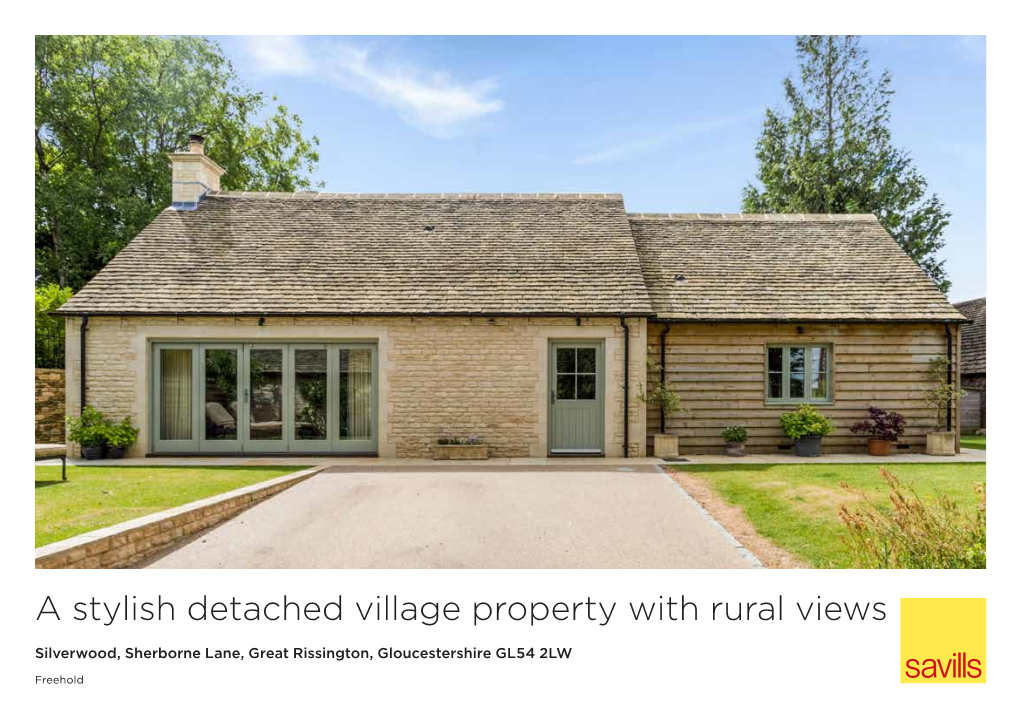 A Stylish Detached Village Property with Rural Views
