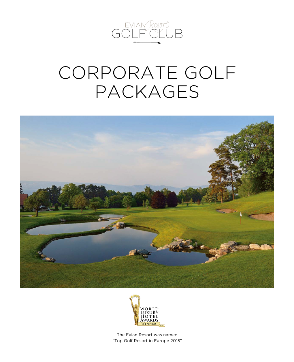 Golf Brochure Entreprises 2016 EN