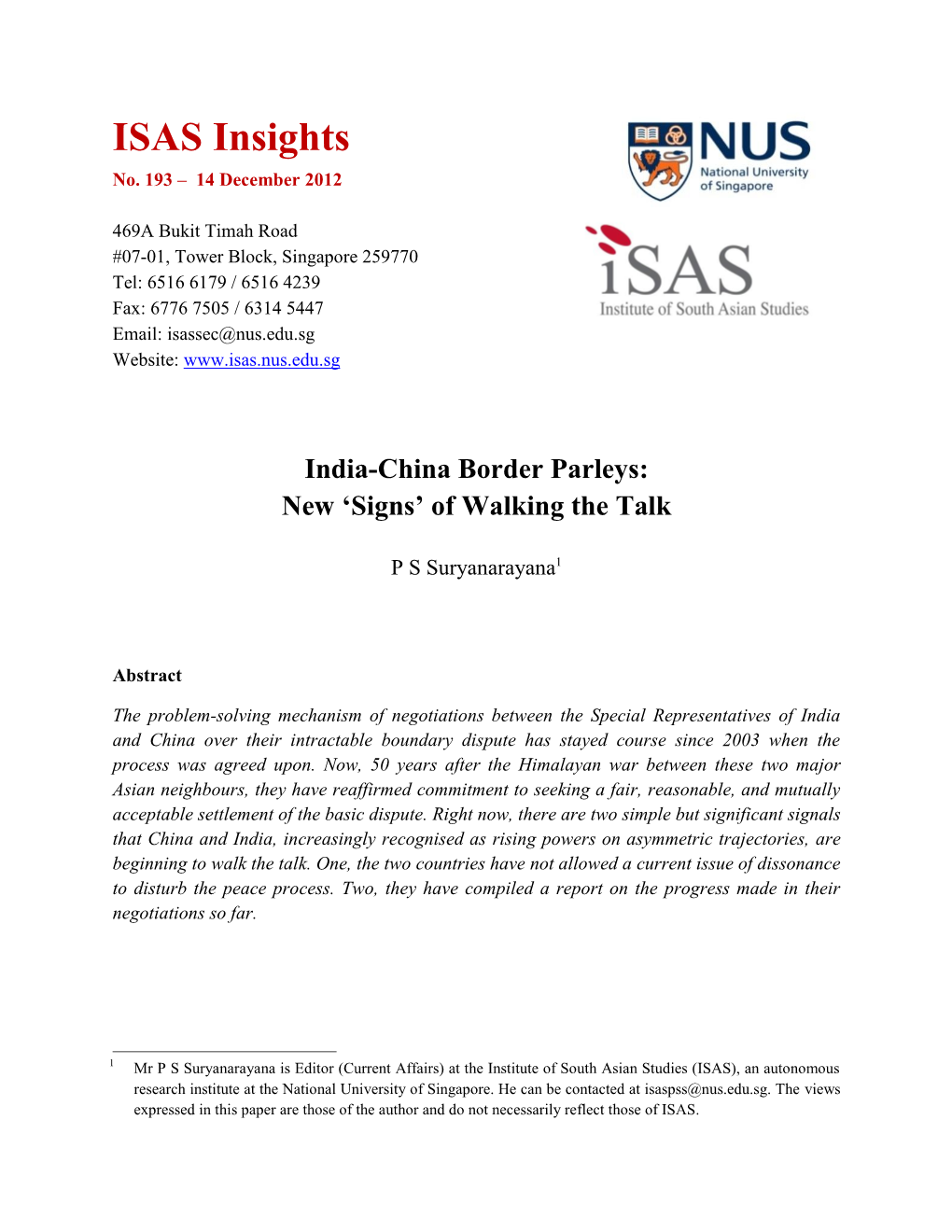 India-China Border Parleys: New ‘Signs’ of Walking the Talk