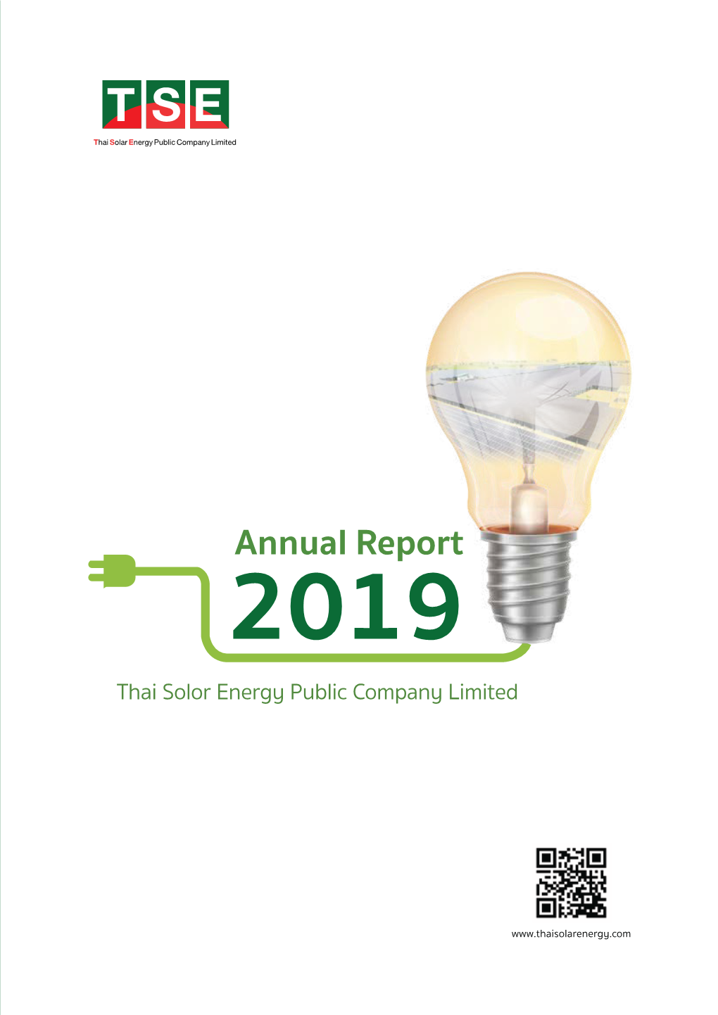 Annual Report 2019 Thai Solor Energy Public Company Limited