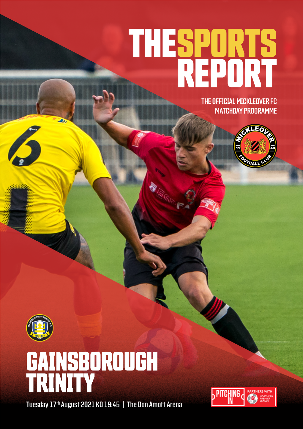 Thesports Report the Official Mickleover Fc Matchday Programme