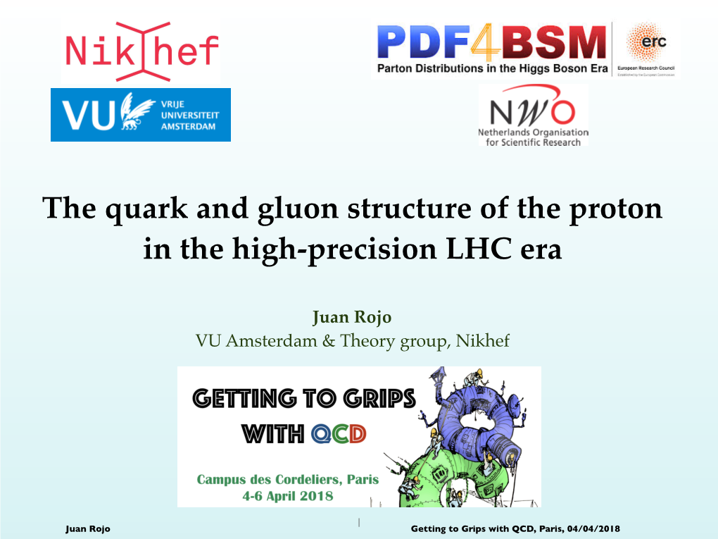 The Quark and Gluon Structure of the Proton in the High-Precision LHC Era