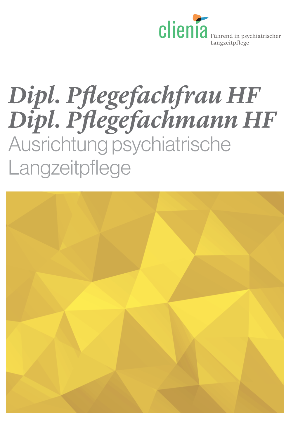 Dipl. Pflegefachfrau HF Dipl. Pflegefachmann HF