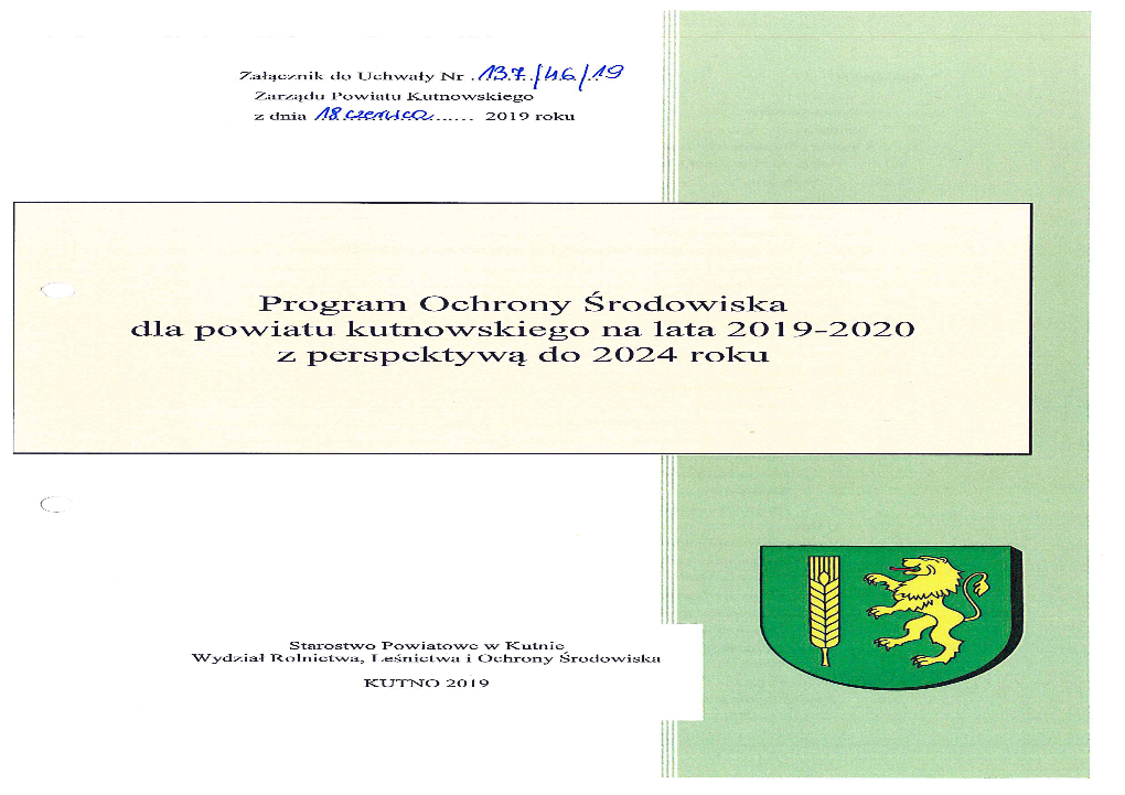 Program Ochrony Srodowiska 2