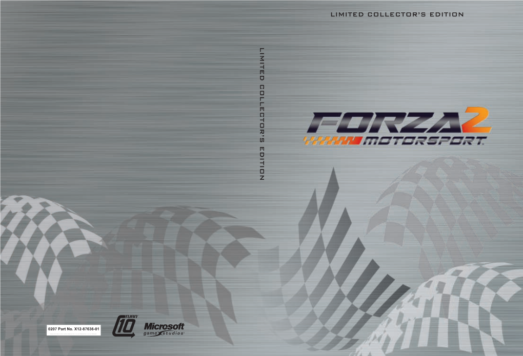 Forza Motorsport 2 Manual
