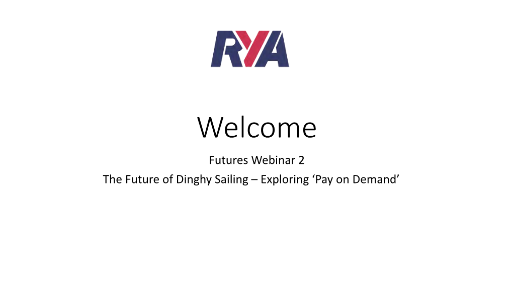 Futures Webinar No 2 Exploring 'Pay on Demand'