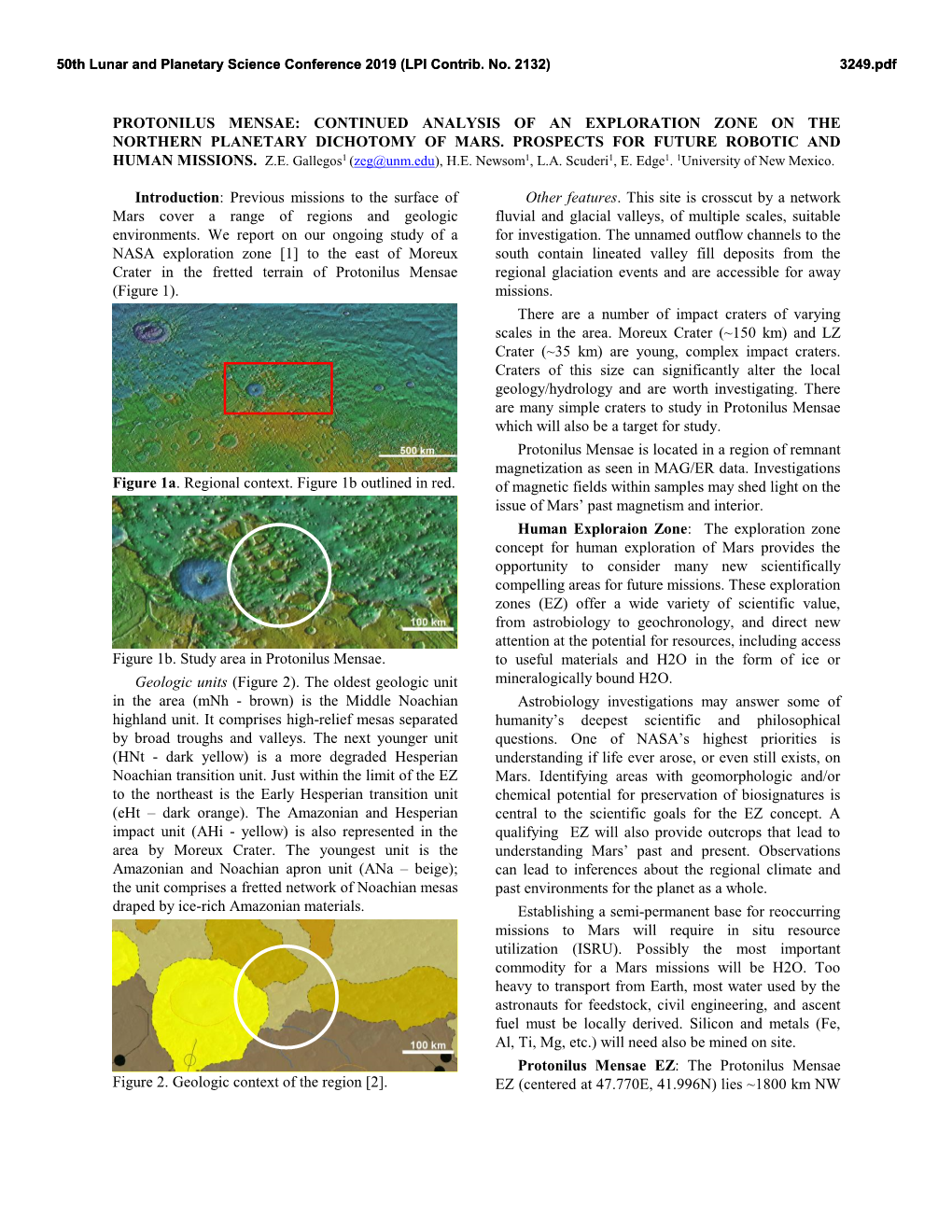 Protonilus Mensae: Continued Analysis of an Exploration Zone on the Northern Planetary Dichotomy of Mars