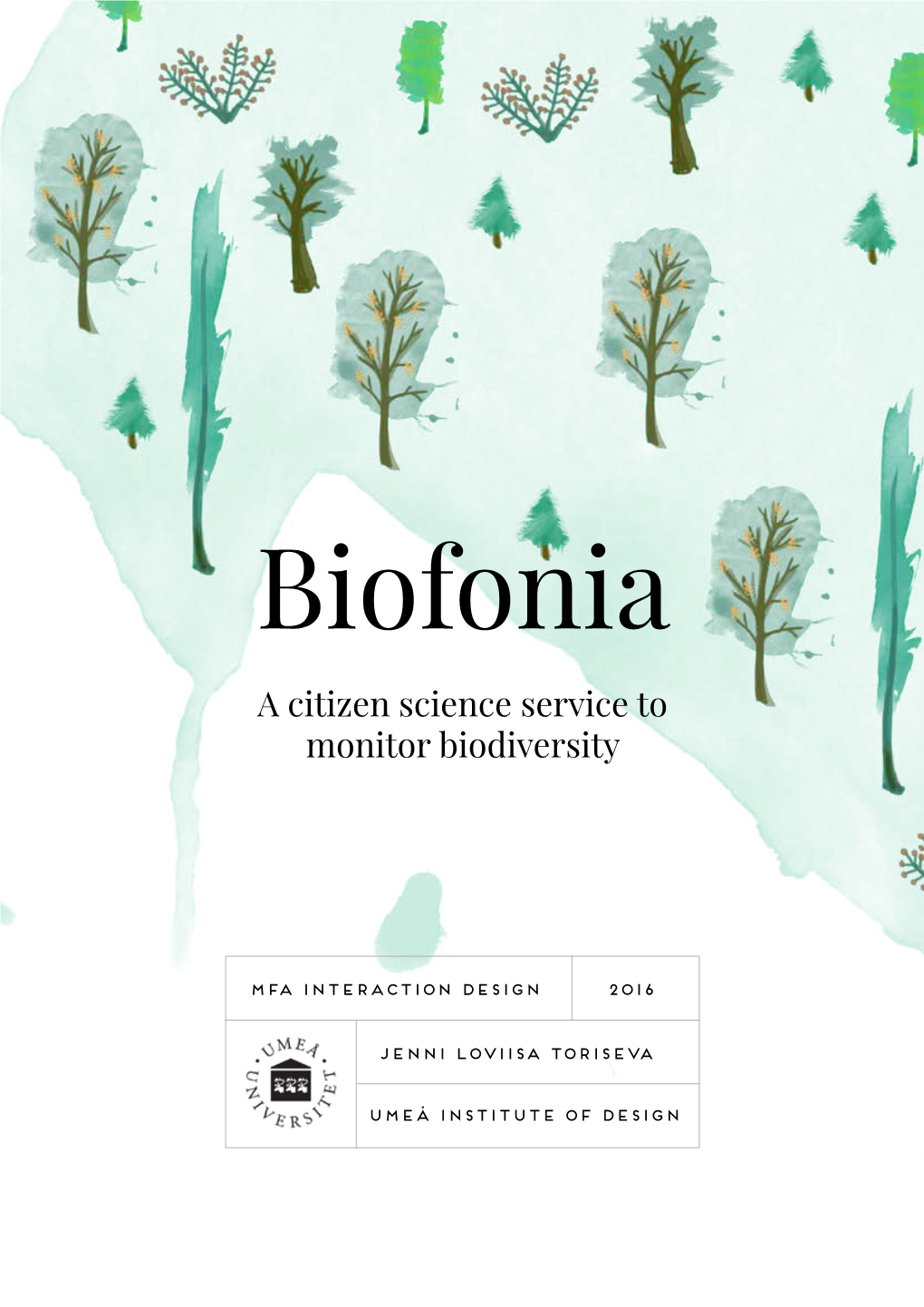 A Citizen Science Service to Monitor Biodiversity