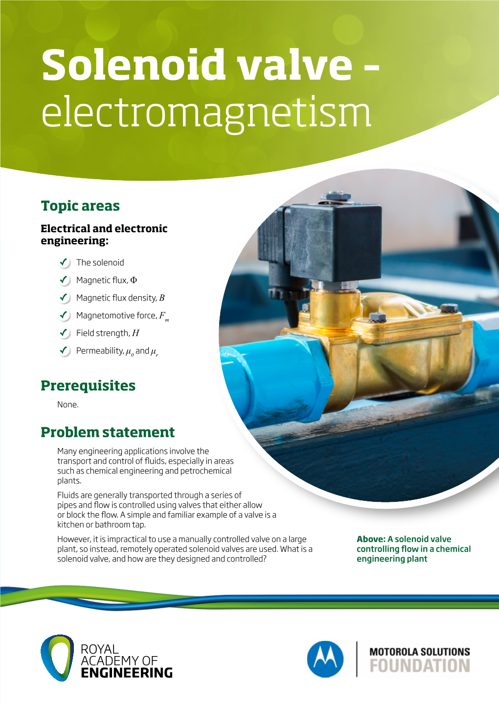 Solenoid Valve – Electromagnetism