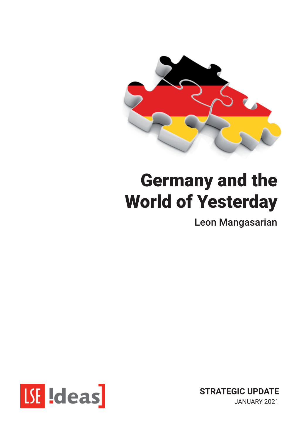 Germany and the World of Yesterday Leon Mangasarian