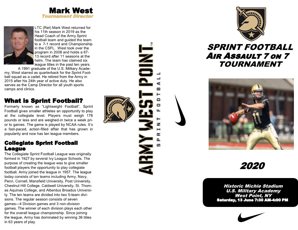 SPRINT FOOTBALL Air Assault 7 on 7