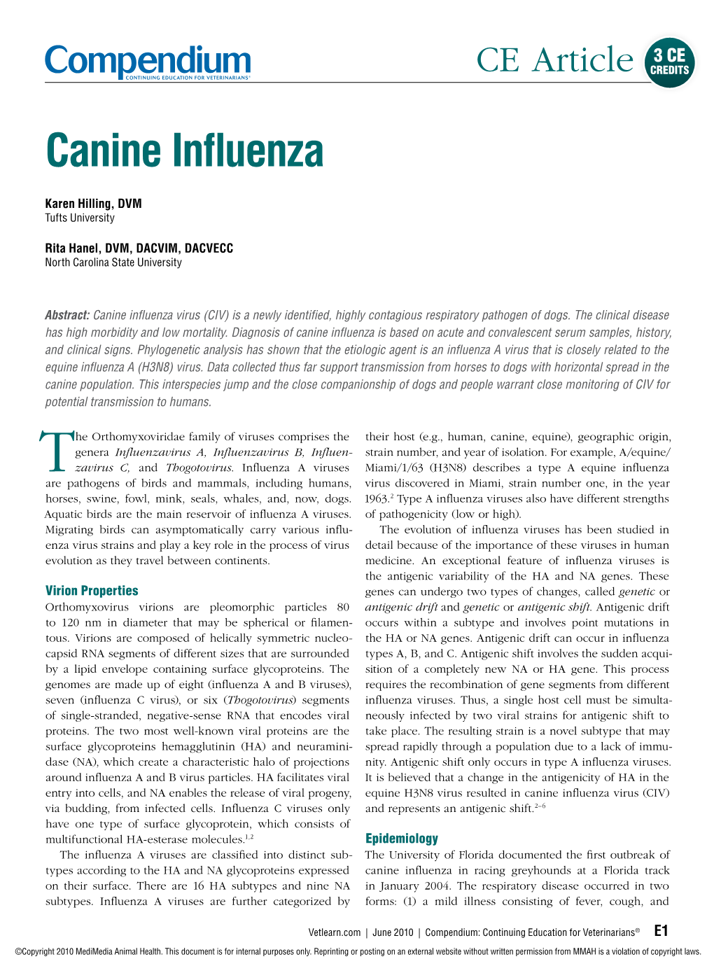 Canine Influenza