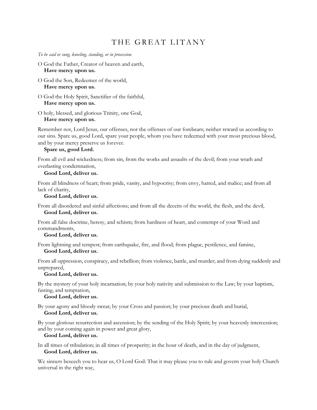 12-Great Litany