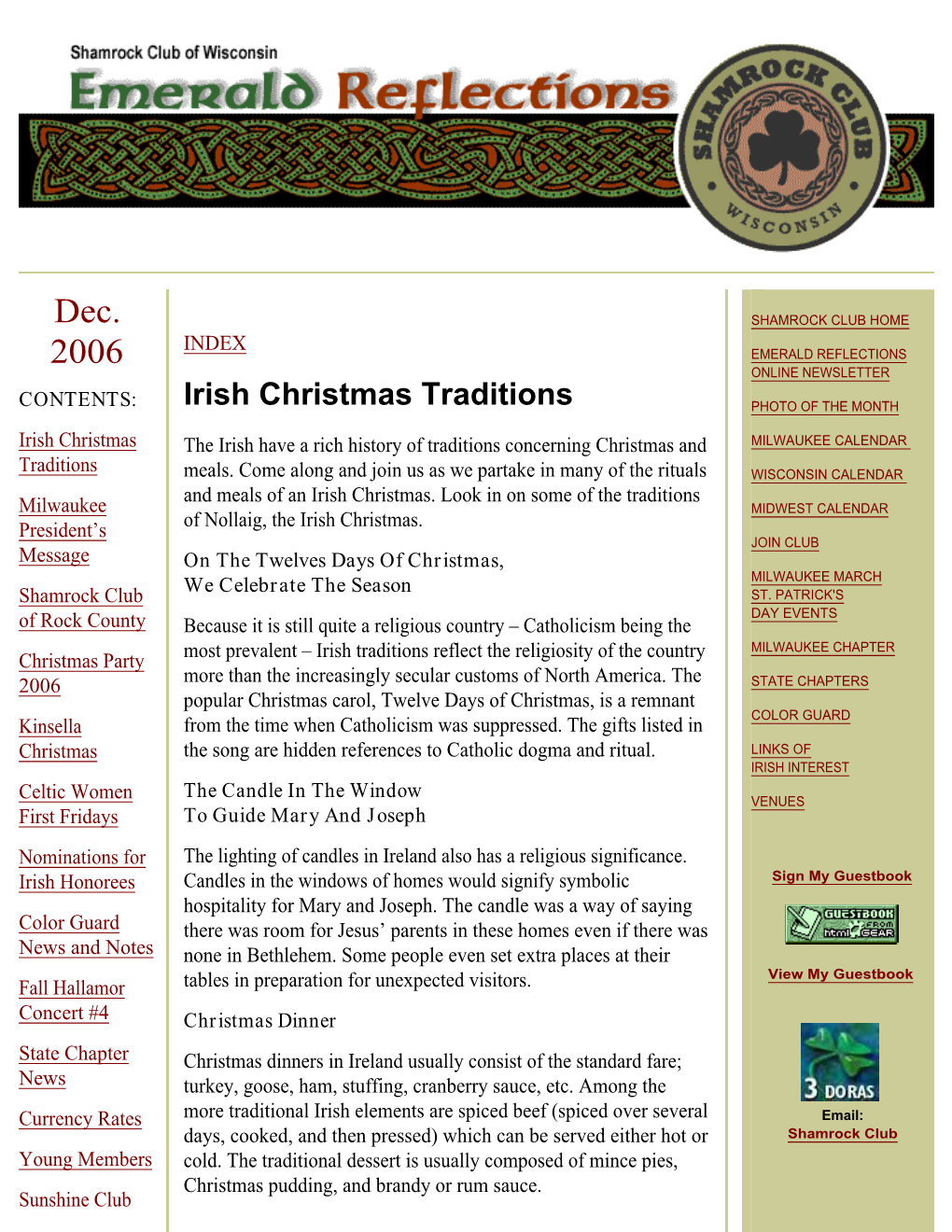 Irish Christmas Traditions PHOTO of the MONTH Irish Christmas the Irish Have a Rich History of Traditions Concerning Christmas and MILWAUKEE CALENDAR Traditions Meals