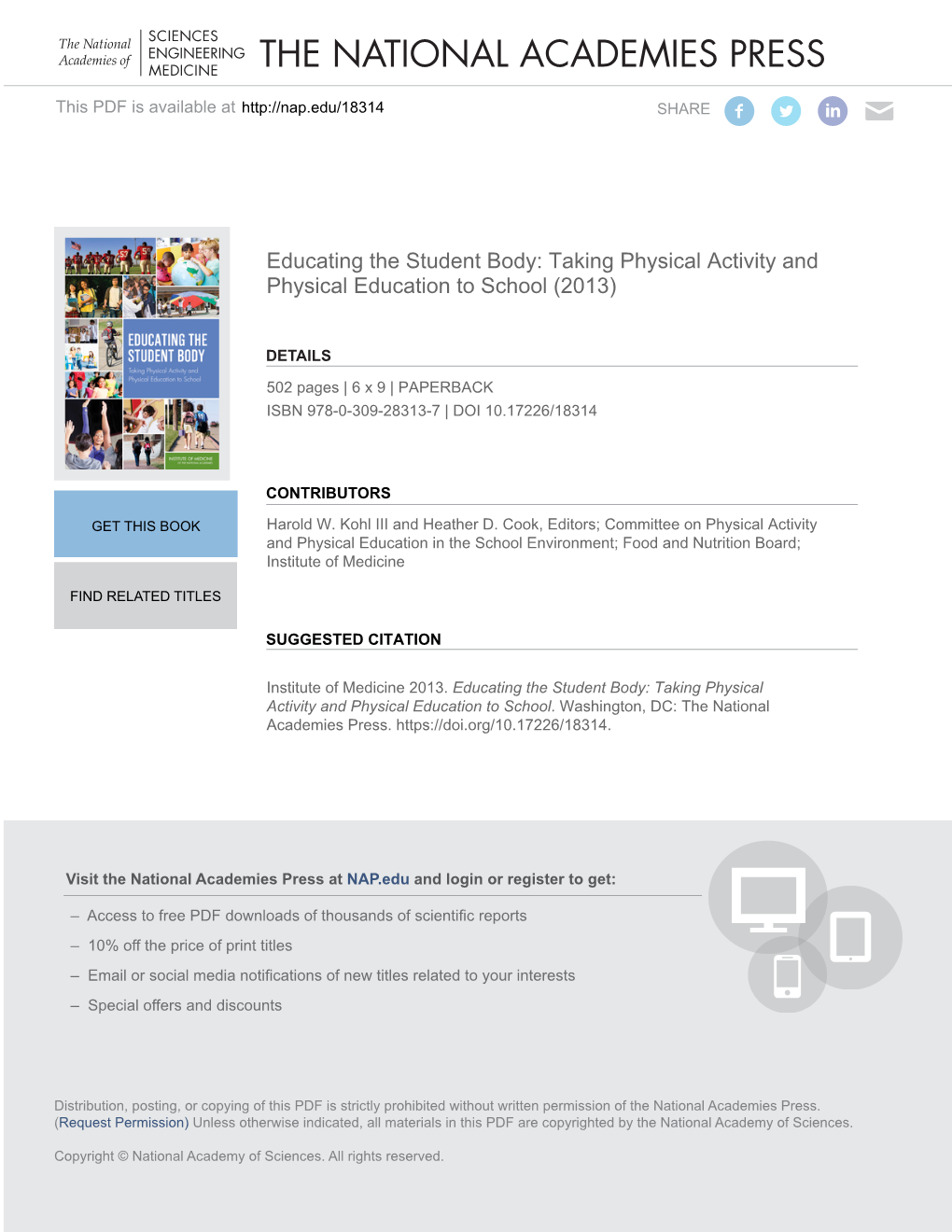 Taking Physical Activity and Physical Education to School (2013)
