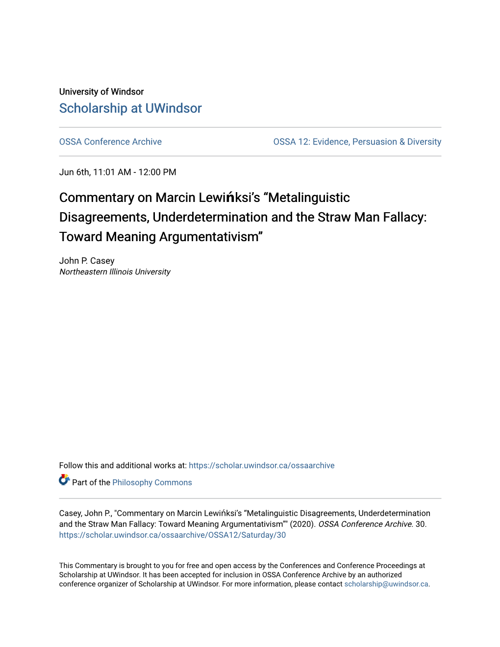 Metalinguistic Disagreements, Underdetermination and the Straw Man Fallacy: Toward Meaning Argumentativism”