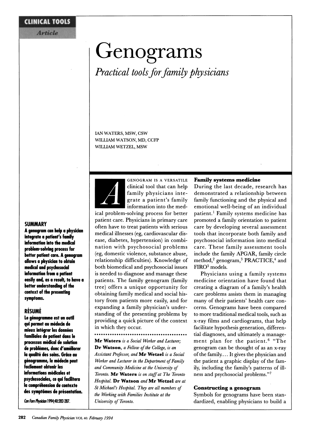 Genograms Practical Tools Forfamiy Physicians