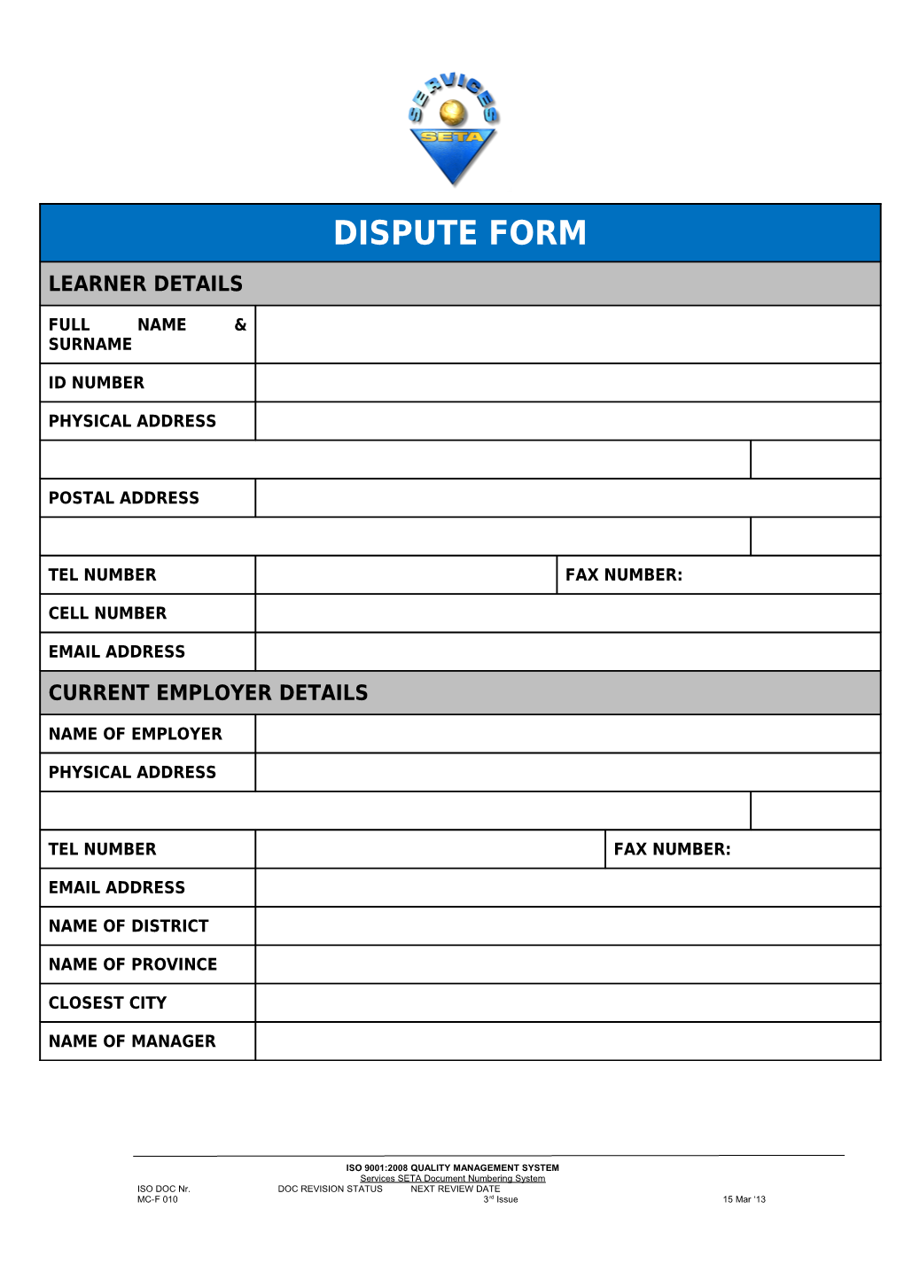 1. Certificated Identity Document Copy