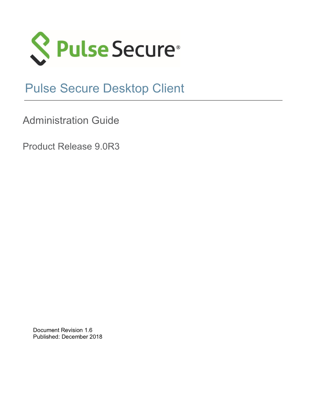 Pulse Secure Desktop Client