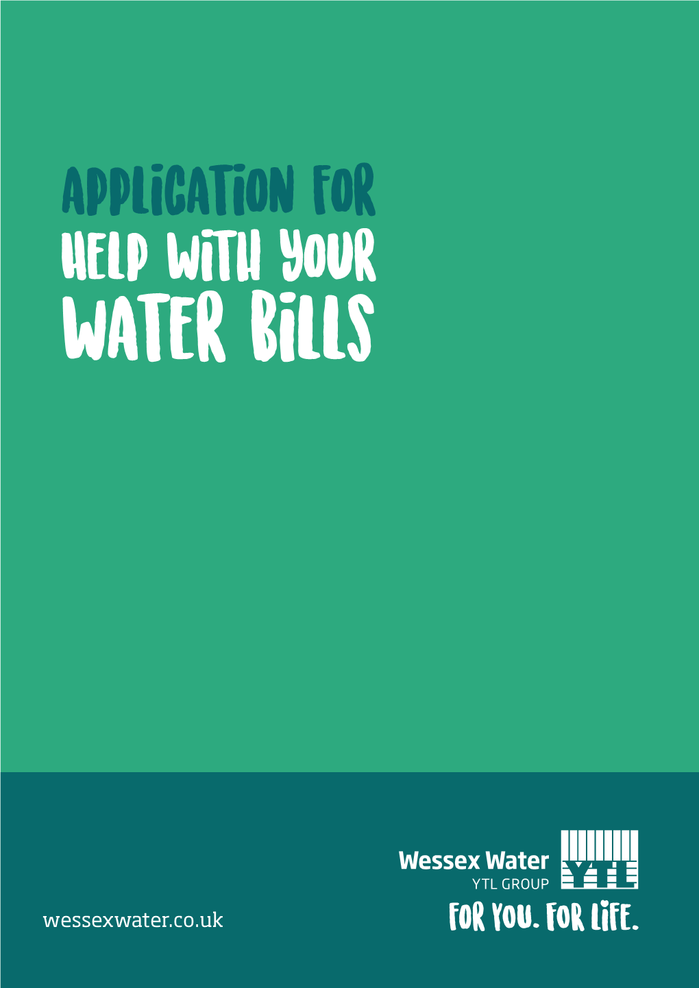 Application for Help with Your Water Bills