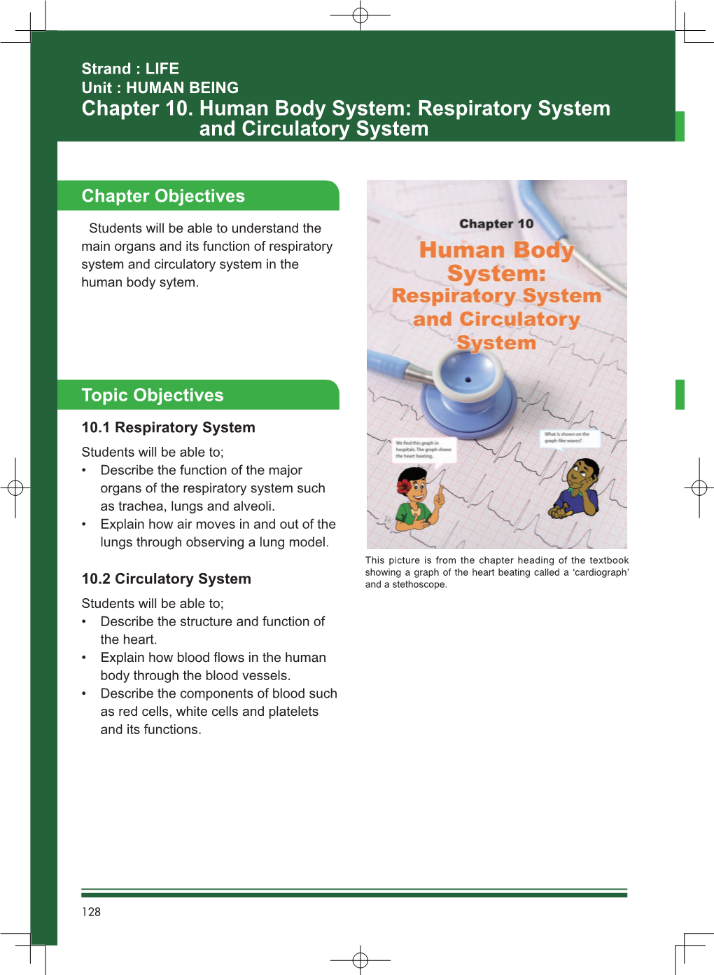 Chapter 10. Human Body System: Respiratory System and Circulatory System Related Learning Contents