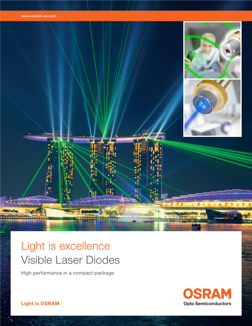 Light Is Excellence Visible Laser Diodes High Performance in a Compact Package