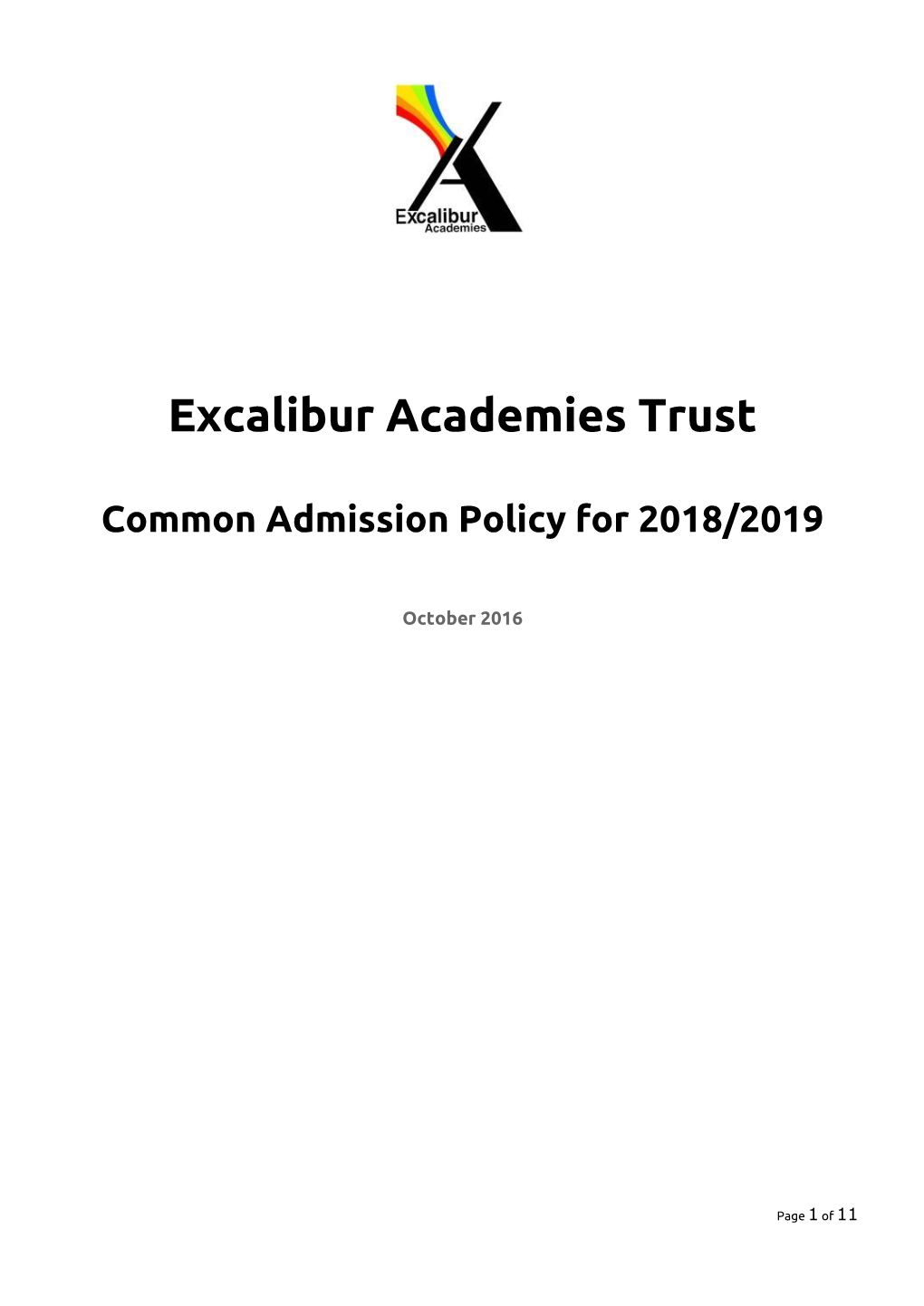 Excalibur Academies Trust