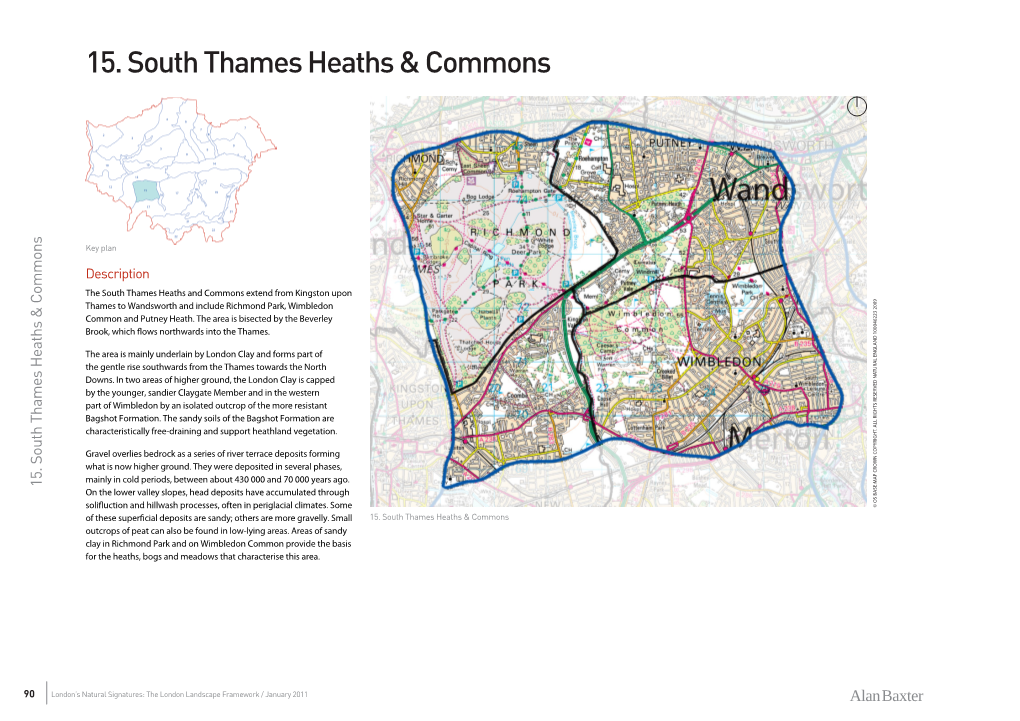 London's Natural Signatures: South Thames Heaths and Commons
