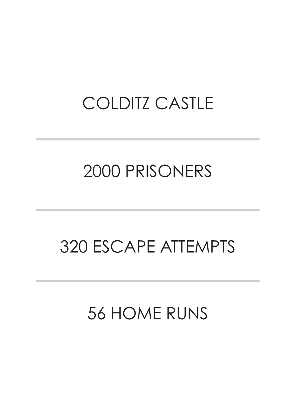 Colditz Castle 2000 Prisoners 320 Escape Attempts 56 Home