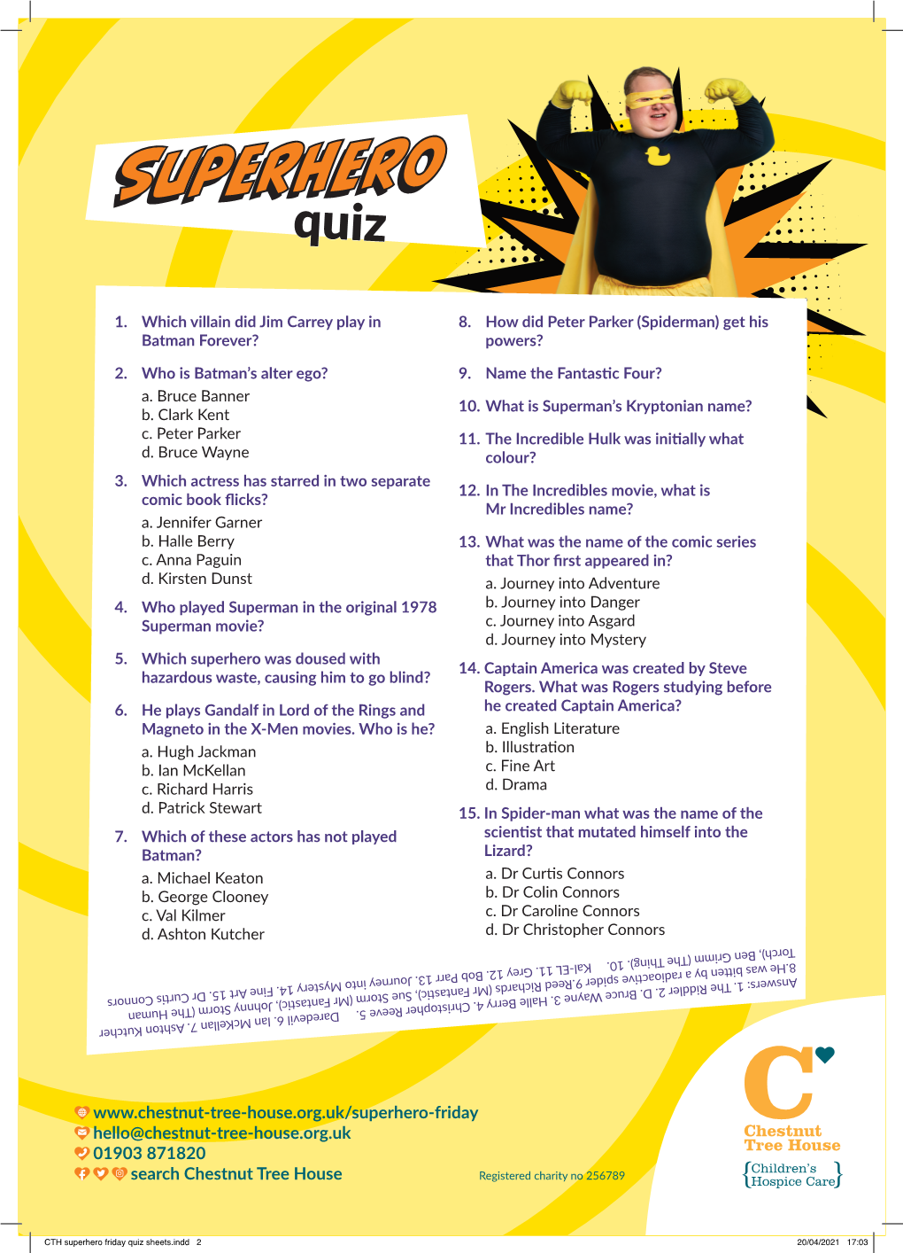 Superhero Quiz