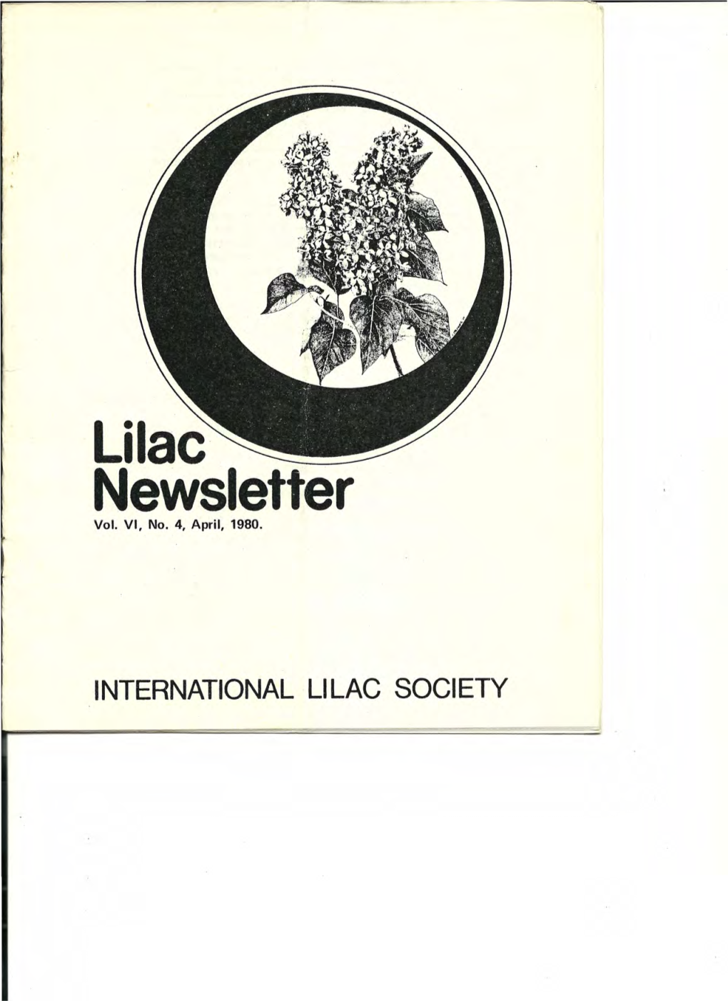 Lilac Newsletter Vol