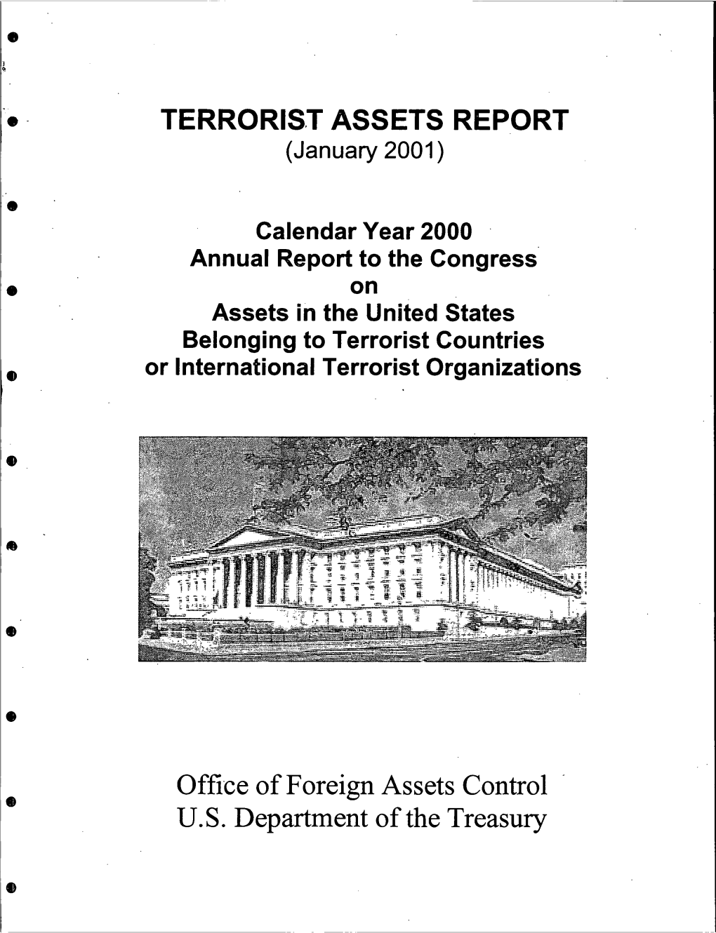 Terrorist Assets Report 2000