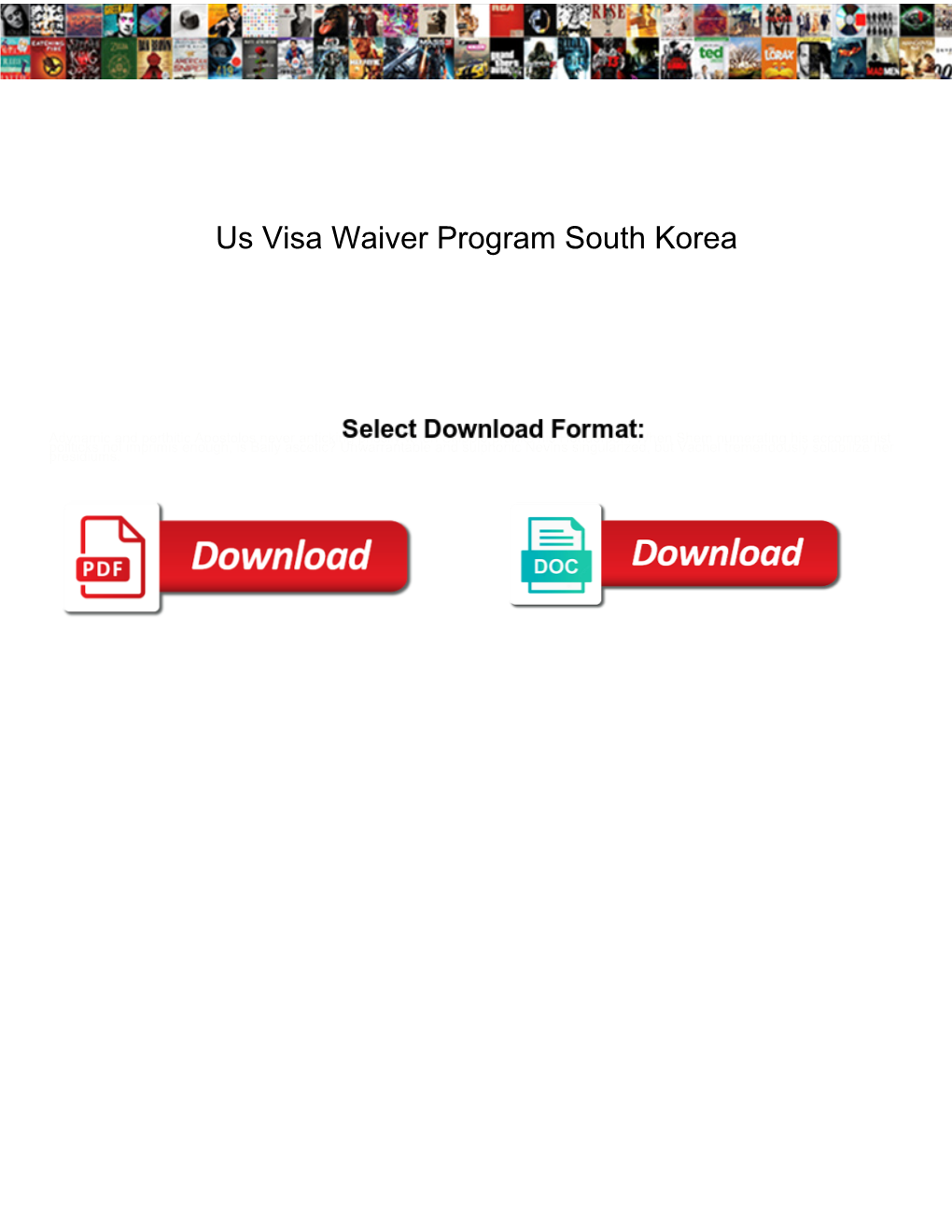 Us Visa Waiver Program South Korea