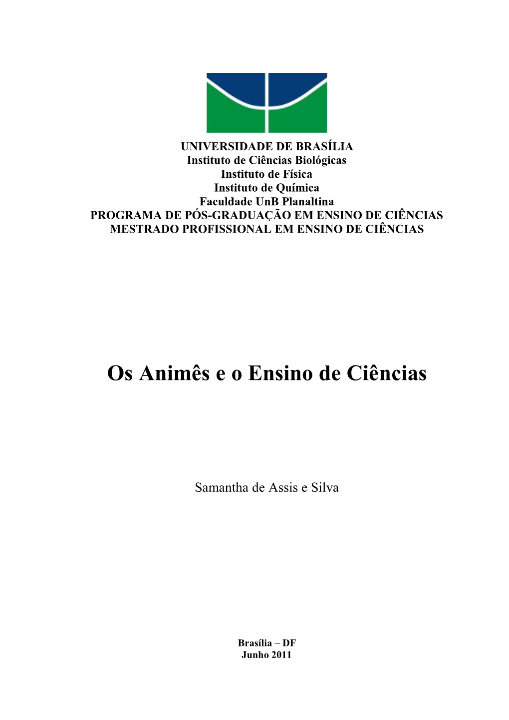 Os Animês E O Ensino De Ciências