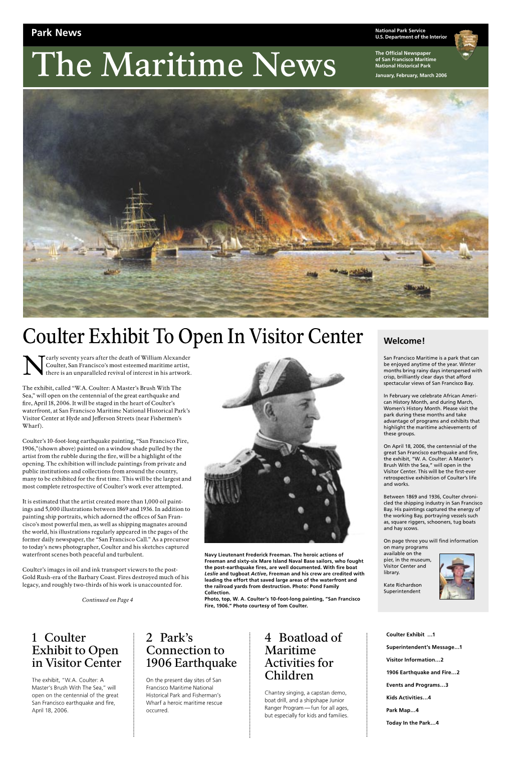 Coulter Exhibit to Open in Visitor Center Welcome!